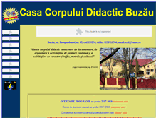 Tablet Screenshot of ccd.buzau.ro